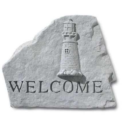 Kay Berry - Inc. Welcome - Lighthouse Garden Accent - 11.5 Inches x 9.5 Inches KA313490